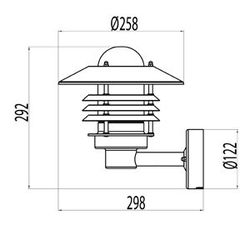 Averia seinävalaisin AVG03 75W E27 VA