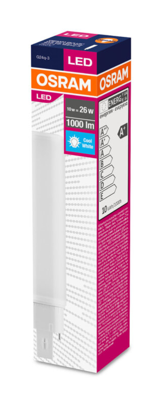LED-lamppu Dulux D/E LED - DULUX D/E LED 10W/840 G24q-3 - OSRAM