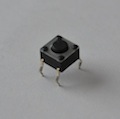 Tact Switch, h=4.3 mm,  black