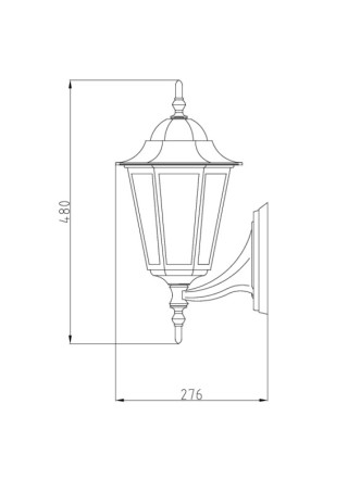 Seinävalaisin KARTANO PR-A-U E27 100W VA