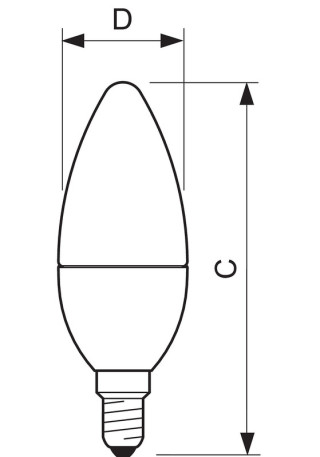 LED-LAMPPU PHILIPS MASTER CANDLE DT 6-40W E14 B38 CL