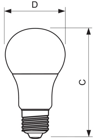 COREPRO A60 ND 10.5-75W E27 830 1055lm  LED-LAMPPU PHILIPS