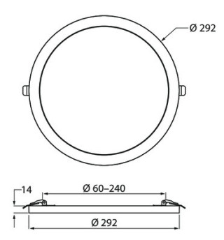 Alasvalo CIO - CIO 16W/840 DIM - Airam