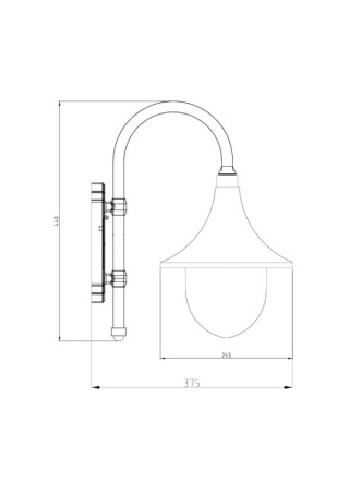 Seinävalaisin ulko KARTANO - KARTANO TR-U IP44 E27 100W MU - Airam