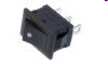 Subminiature Rocker Switch, 1 pole, 2 stable positions ON-OFF, straight, RoHS