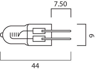 HALOGEENILAMPPU SYLVANIA LP UV-STOP 10W 12V G4