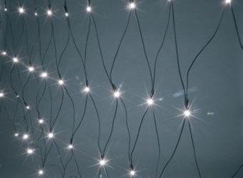 Airam LED-verkko 2 m x 1,5 m, lämmin valk. LED ja vihreä johto