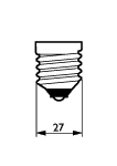 E27 Kanta Sylvania Halogen