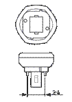 GX24D-3 Kanta Philips PL-T